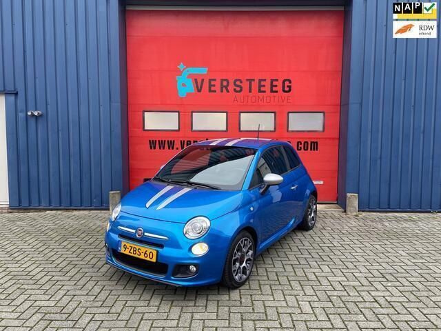 Blauw, metallic lak Gebruikt 2014 Fiat 500S Hatchback | € 6.450 (Eerlijke prijs) - Afbeelding 1/4
