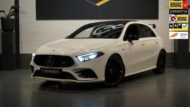 Wit Gebruikt 2019 Mercedes A250 AMG Edition 1 Hatchback | € 29.950 (Eerlijke prijs) - Afbeelding 1/4