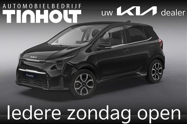 Zwart Nieuw 2025 Kia Picanto GT-Line Hatchback | € 24.290 (Eerlijke prijs) - Afbeelding 1/4