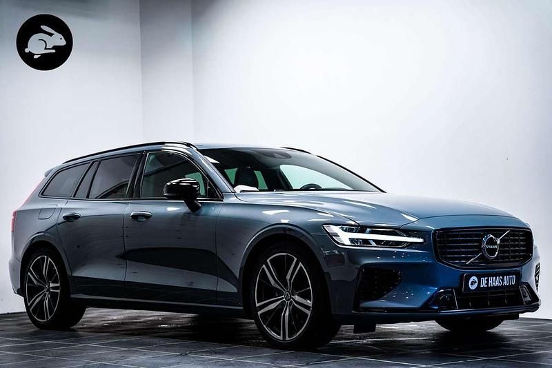 Grijs Gebruikt 2021 Volvo V60 R-Design Stationwagen | € 34.900 (Eerlijke prijs) - Afbeelding 1/4