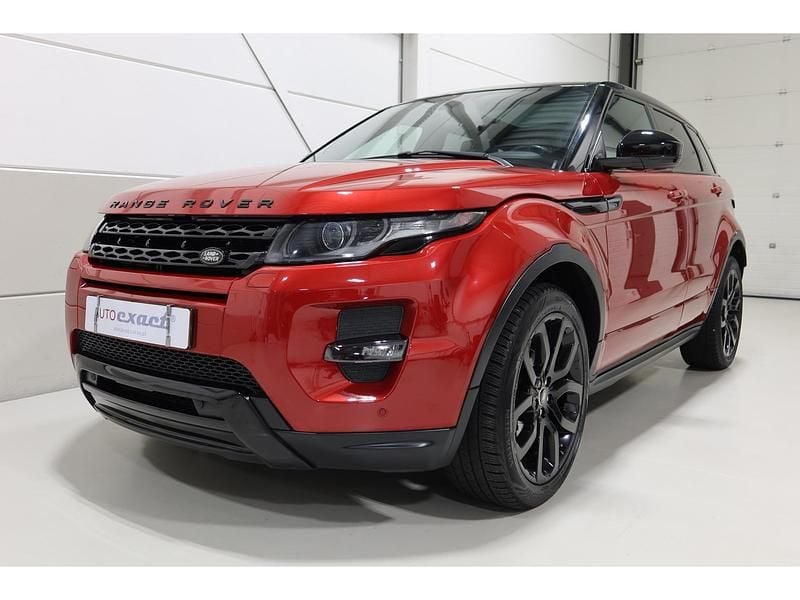 Rood Occasion 2015 Land Rover Range Rover evoque Prestige SUV | € 10.950 - Afbeelding 1/4