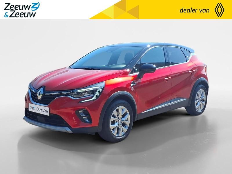 Rood Gebruikt 2021 Renault Captur Intens SUV | € 22.935 (Eerlijke prijs) - Afbeelding 1/4