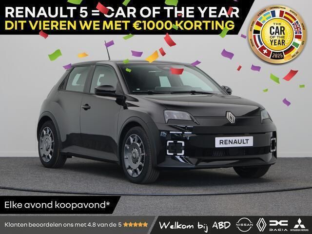 Zwart Nieuw 2025 Renault R5 Evolution Hatchback | € 27.590 (Eerlijke prijs) - Afbeelding 1/3