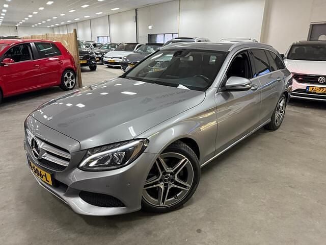 Grijs Gebruikt 2016 Mercedes C220 Ambition Stationwagen | € 15.949 (Eerlijke prijs) - Afbeelding 1/4