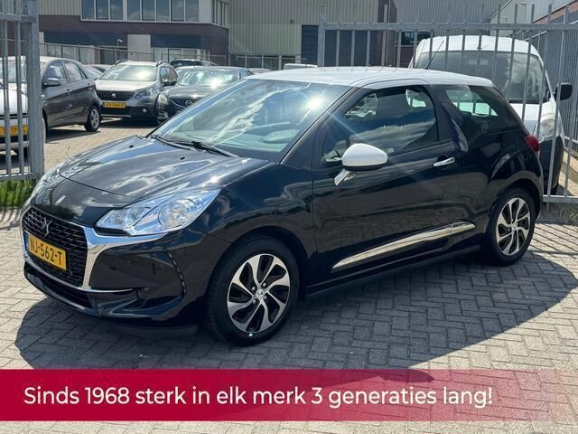 Zwart Gebruikt 2017 DS Automobiles DS3 Chic Hatchback | € 7.390 (Eerlijke prijs) - Afbeelding 1/4