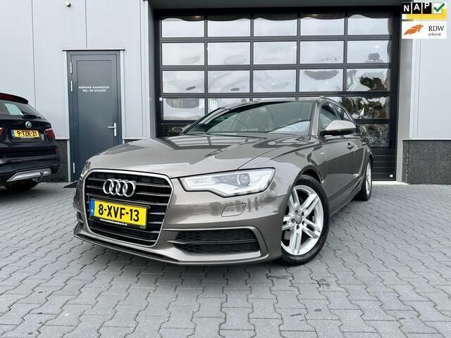 Grijs, metallic lak Gebruikt 2014 Audi A6 S-Line Stationwagen | € 18.950 (Eerlijke prijs) - Afbeelding 1/4