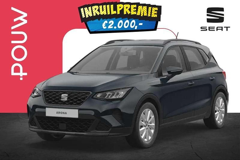 Zwart Nieuw 2025 Seat Arona Reference SUV | € 26.950 (Eerlijke prijs) - Afbeelding 1/4
