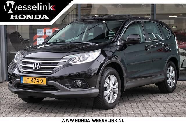 Zwart Occasion 2015 Honda CR-V Elegance SUV | € 14.950 (Eerlijke prijs) - Afbeelding 1/4