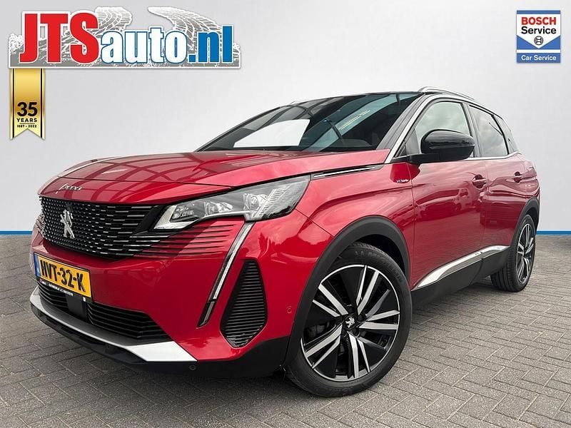 Rood Gebruikt 2021 Peugeot 3008 GTi SUV | € 25.940 (Eerlijke prijs) - Afbeelding 1/4