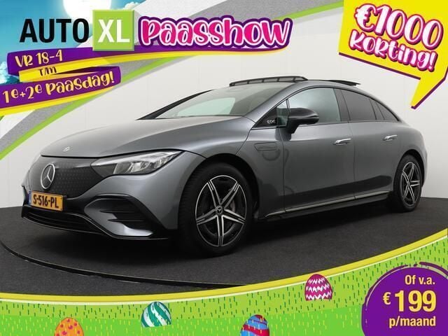Grijs, metallic lak Gebruikt 2023 Mercedes EQE300 AMG line Sedan | € 48.940 (Eerlijke prijs) - Afbeelding 1/4