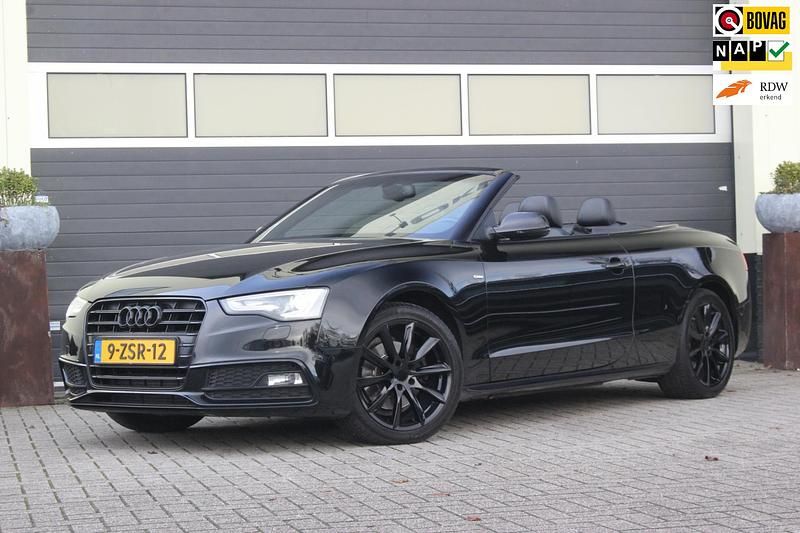 Zwart Gebruikt 2015 Audi A5 Cabriolet Sport Cabriolet | € 17.500 (Goede deal) - Afbeelding 1/4
