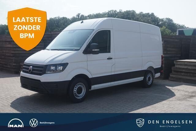 Wit Nieuw 2024 VW Crafter Highline Van | € 39.990 - Afbeelding 1/4