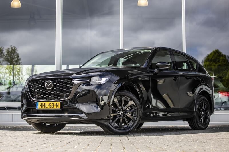 Zwart Gebruikt 2023 Mazda CX-60 Homura-Line SUV | € 40.350 (Eerlijke prijs) - Afbeelding 1/4