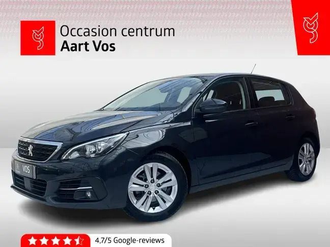 Grijs Gebruikt 2018 Peugeot 308 Premium Hatchback | € 13.495 (Eerlijke prijs) - Afbeelding 1/4