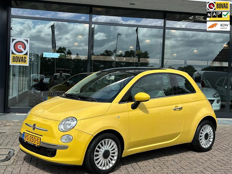 Geel Gebruikt 2012 Fiat 500 Easy Hatchback | € 5.749 (Eerlijke prijs) - Afbeelding 1/4