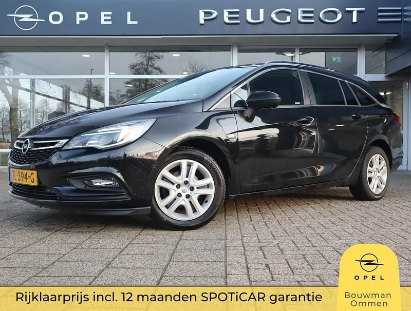 Occasion Opel Astra Edition 105 PK (77 kW) 2018 Zwart (metallic) Stationwagen