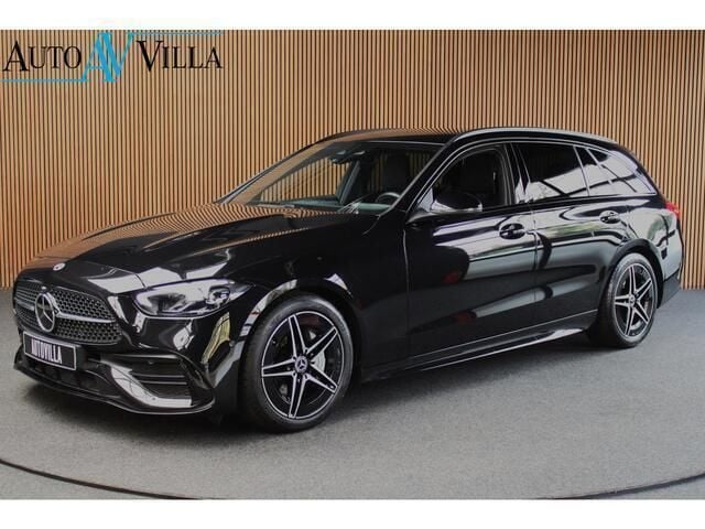 Zwart, metallic lak Gebruikt 2023 Mercedes C180 AMG line Stationwagen | € 38.950 (Goede deal) - Afbeelding 1/4