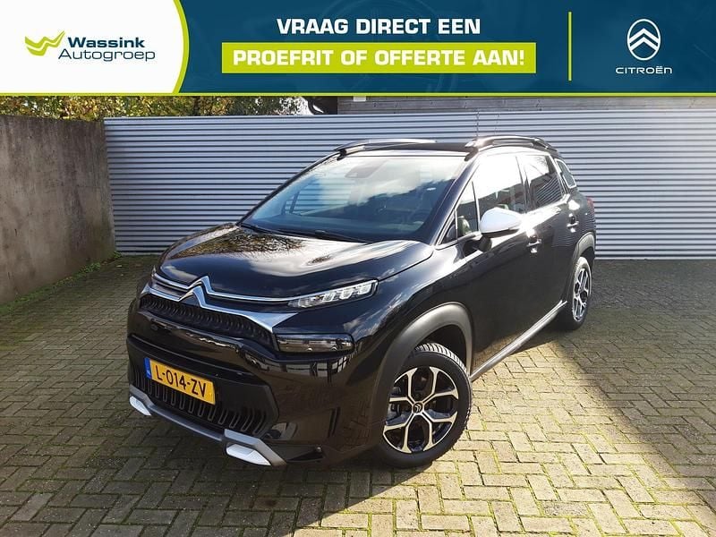 Zwart Gebruikt 2021 Citroën C3 Aircross Shine SUV | € 17.835 (Eerlijke prijs) - Afbeelding 1/4