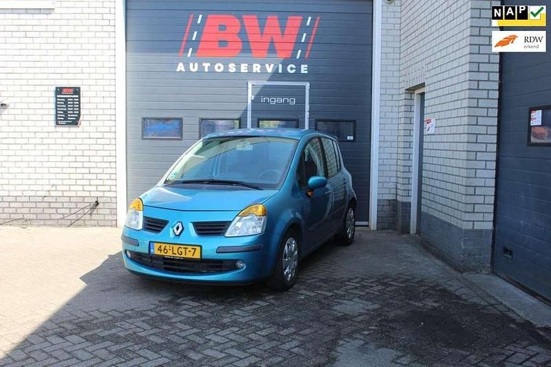 Blauw, metallic lak Gebruikt 2005 Renault Modus Dynamique MPV | € 1.250 (Goede deal) - Afbeelding 1/4