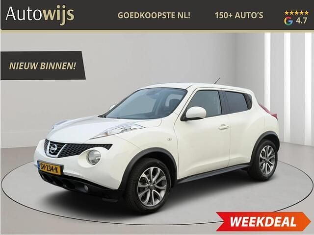 Wit Occasion 2013 Nissan Juke SUV | € 7.470 (Goede deal) - Afbeelding 1/4
