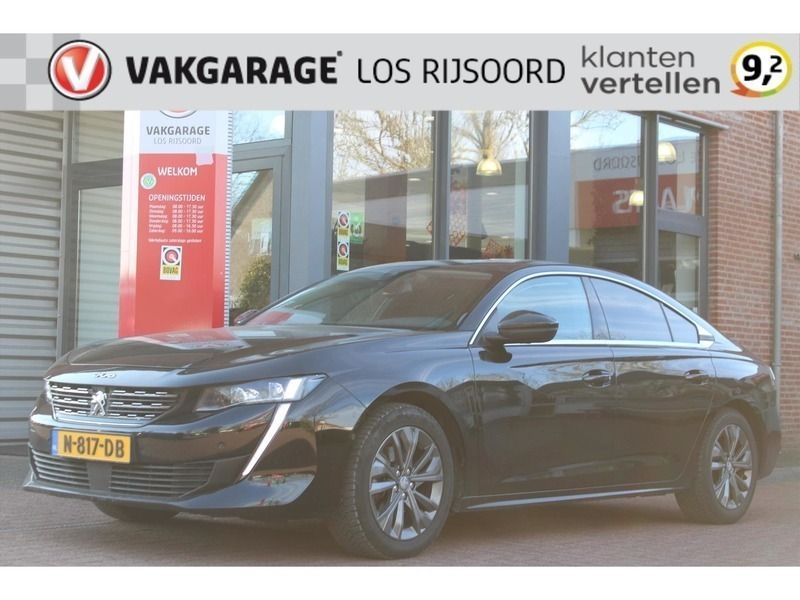 Zwart, metallic lak Gebruikt 2021 Peugeot 508 Allure Hatchback | € 16.500 (Iets duurder) - Afbeelding 1/4