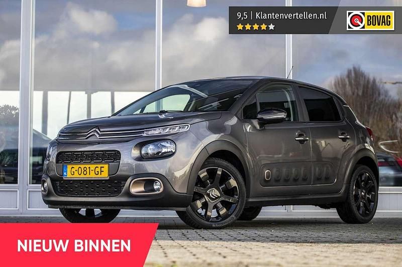 Grijs (metallic) Occasion 2019 Citroën C3 Origins Hatchback | € 9.850 (Eerlijke prijs) - Afbeelding 1/4
