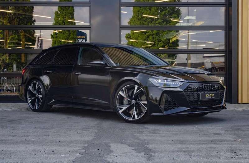 Zwart Gebruikt 2021 Audi RS6 Comfort Stationwagen | € 104.950 (Eerlijke prijs) - Afbeelding 1/4