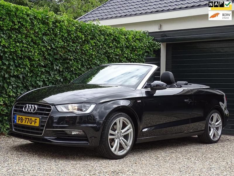 Zwart, metallic lak Occasion 2014 Audi A3 Cabriolet Ambition Cabriolet | € 14.950 (Eerlijke prijs) - Afbeelding 1/4