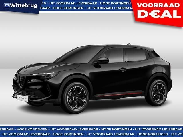 Zwart Nieuw 2024 Alfa Romeo Junior Edizione Speciale SUV | € 37.888 (Super prijs) - Afbeelding 1/4