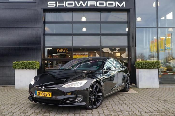 Occasion Tesla Model S 450 kW (613 PK) 2018 Zwart Hatchback