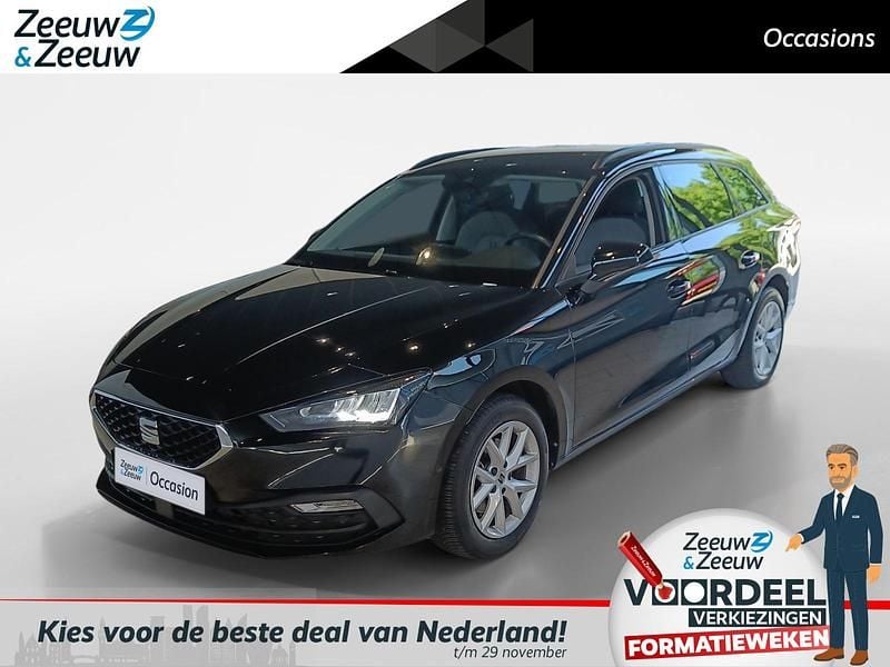 Zwart Gebruikt 2023 Seat Leon Business Stationwagen | € 23.495 (Eerlijke prijs) - Afbeelding 1/4