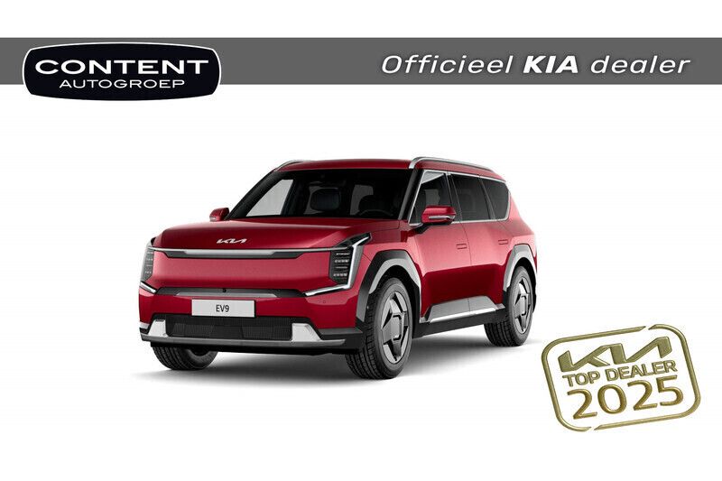 Flare red (rood metallic) Nieuw 2025 Kia EV9 First Edition SUV | € 55.840 - Afbeelding 1/4