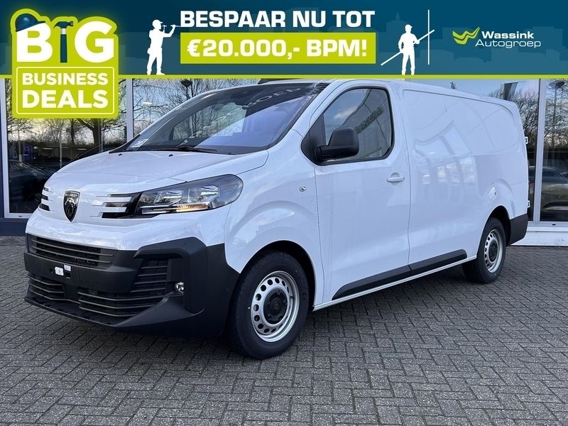 Wit Nieuw 2024 Peugeot Expert Comfort Van | € 33.599 (Eerlijke prijs) - Afbeelding 1/4