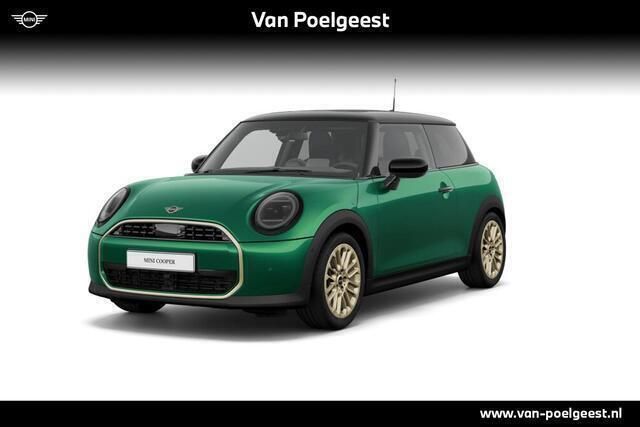 British racing green Nieuw 2024 Mini Cooper Favoured Hatchback | € 42.736 (Eerlijke prijs) - Afbeelding 1/4