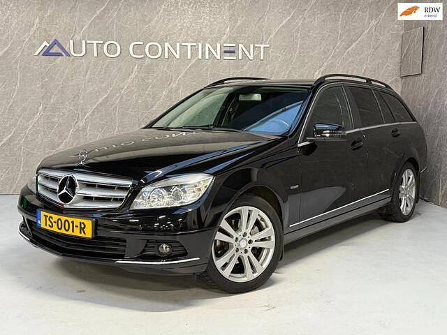 Zwart Occasion 2009 Mercedes C180 Stationwagen | € 6.950 (Eerlijke prijs) - Afbeelding 1/4