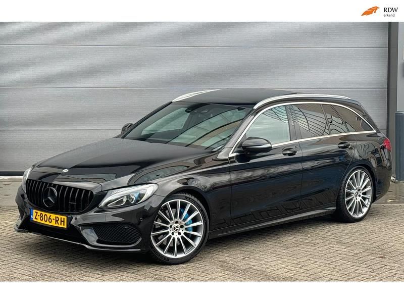 Zwart Gebruikt 2017 Mercedes C350 Premium Plus Stationwagen | € 19.990 (Eerlijke prijs) - Afbeelding 1/4
