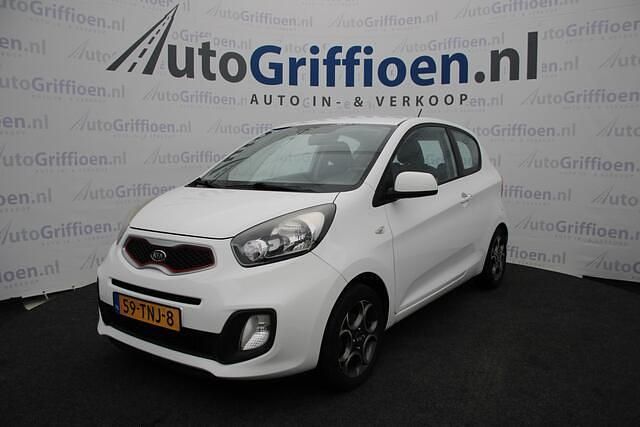 Wit Gebruikt 2012 Kia Picanto Comfort Hatchback | € 3.190 (Eerlijke prijs) - Afbeelding 1/3