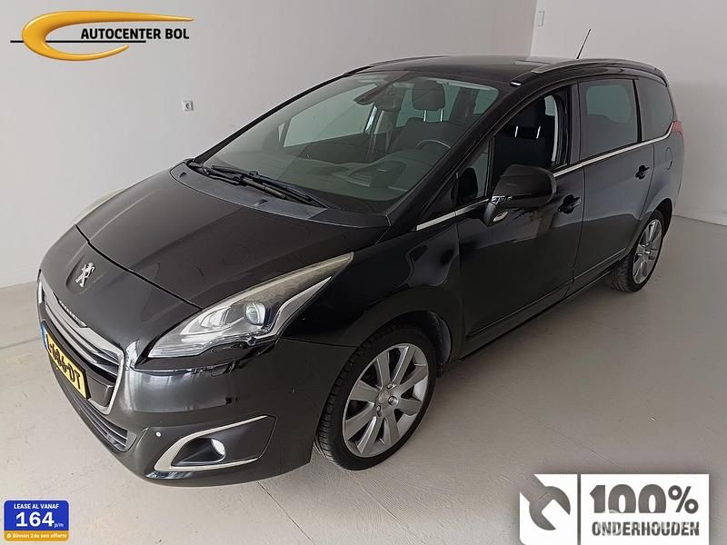 Zwart Gebruikt 2016 Peugeot 5008 MPV | € 10.330 (Duur) - Afbeelding 1/4