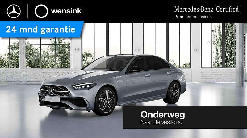 Grijs Gebruikt 2024 Mercedes C300e AMG line Sedan | € 51.850 (Goede deal) - Afbeelding 1/4