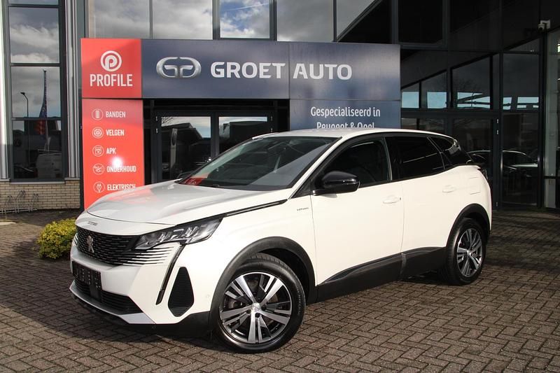Wit Gebruikt 2021 Peugeot 3008 Allure SUV | € 22.650 (Goede deal) - Afbeelding 1/4