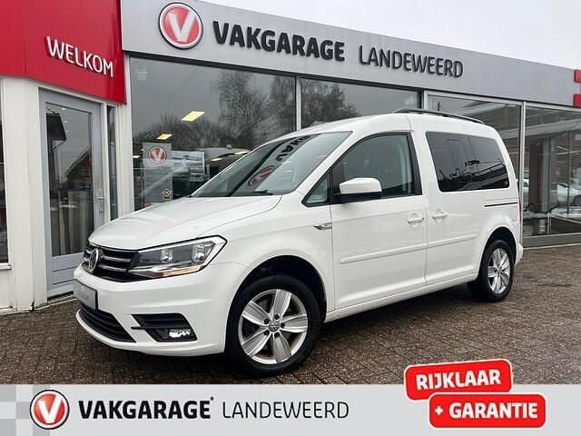 Wit (metallic) Occasion 2019 VW Caddy Trendline MPV | € 23.990 (Super prijs) - Afbeelding 1/4