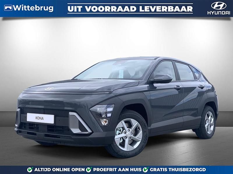 Zwart Nieuw 2025 Hyundai Kona Comfort SUV | € 34.425 (Super prijs) - Afbeelding 1/3