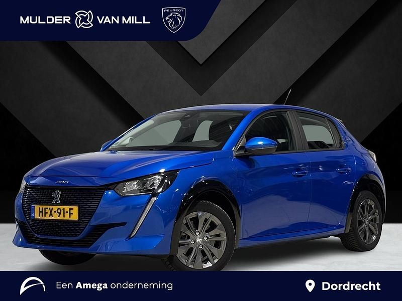 Blauw Gebruikt 2021 Peugeot e-208 Active Hatchback | € 16.775 (Goede deal) - Afbeelding 1/4