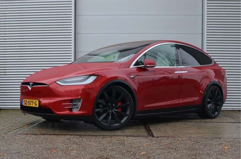 Rood Gebruikt 2018 Tesla Model X Performance SUV | € 49.999 (Goede deal) - Afbeelding 1/4