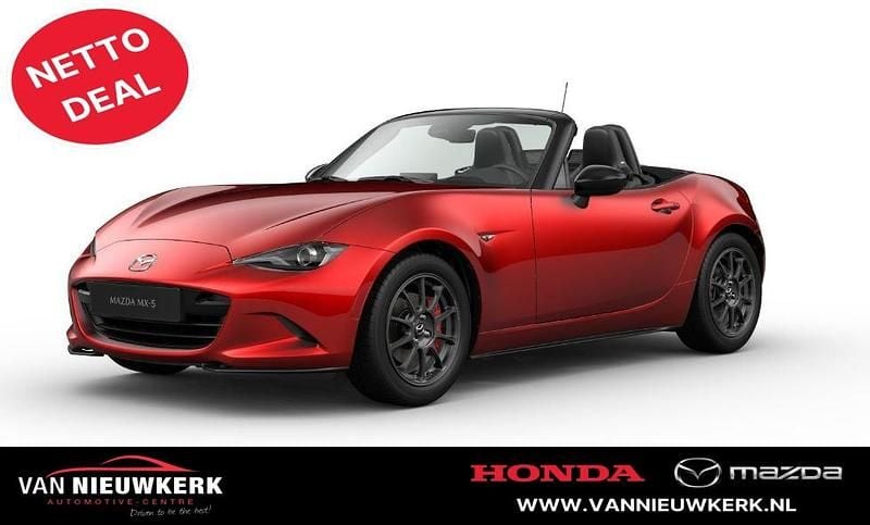 Rood (metallic) Nieuw 2025 Mazda MX5 Homura-Line Cabriolet | € 49.400 (Eerlijke prijs) - Afbeelding 1/1