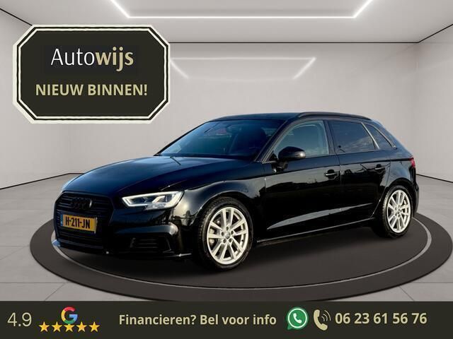 Zwart, metallic lak Gebruikt 2017 Audi A3 Sportback S-Line Hatchback | € 16.895 (Super prijs) - Afbeelding 1/4