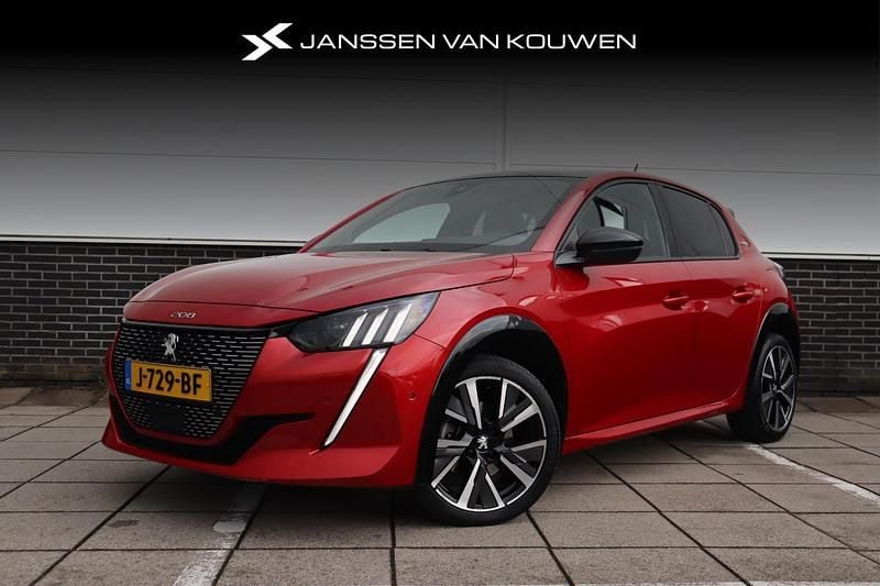 Rood Gebruikt 2020 Peugeot 208 GT-line Hatchback | € 19.885 (Eerlijke prijs) - Afbeelding 1/4