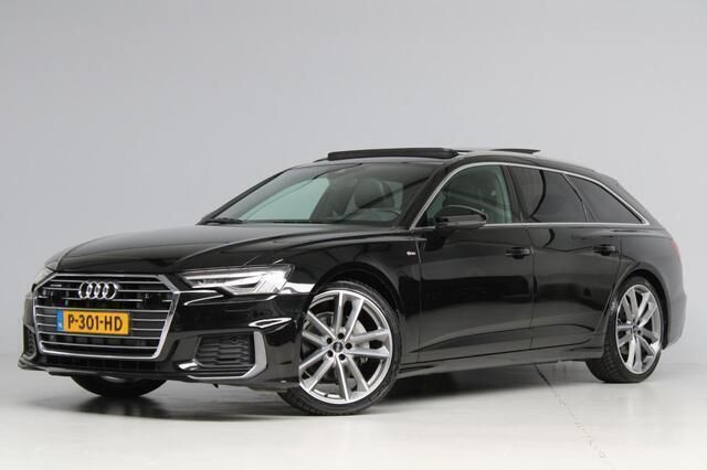 Zwart Gebruikt 2021 Audi A6 S-Line Stationwagen | € 46.945 (Duur) - Afbeelding 1/4