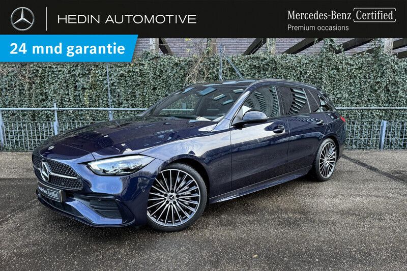 Blauw Gebruikt 2021 Mercedes C200 AMG line Stationwagen | € 41.900 (Eerlijke prijs) - Afbeelding 1/4