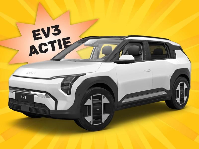 Ivory silver glossy (zilver metallic) Nieuw 2025 Kia EV3 2 SUV | € 39.490 - Afbeelding 1/2